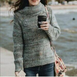ANTHROPOLOGIE - MOTH- OVERSIZED- Alpaca Blend - Chunky Sweater - XL